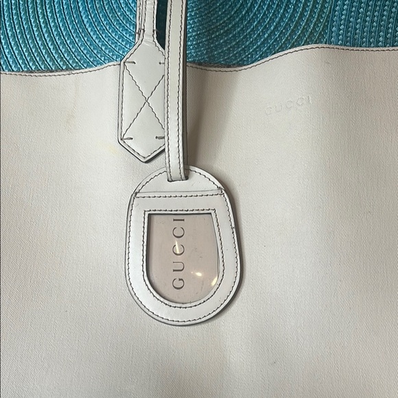 Gucci Reversible Cream Leather Tote Bag Large - Picture 9 of 17